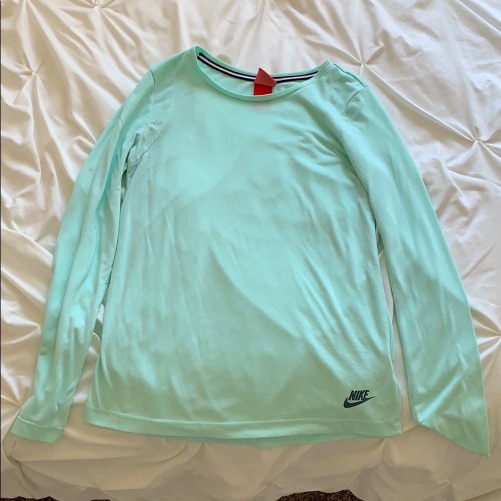 Mint Green Nike Running Shirt